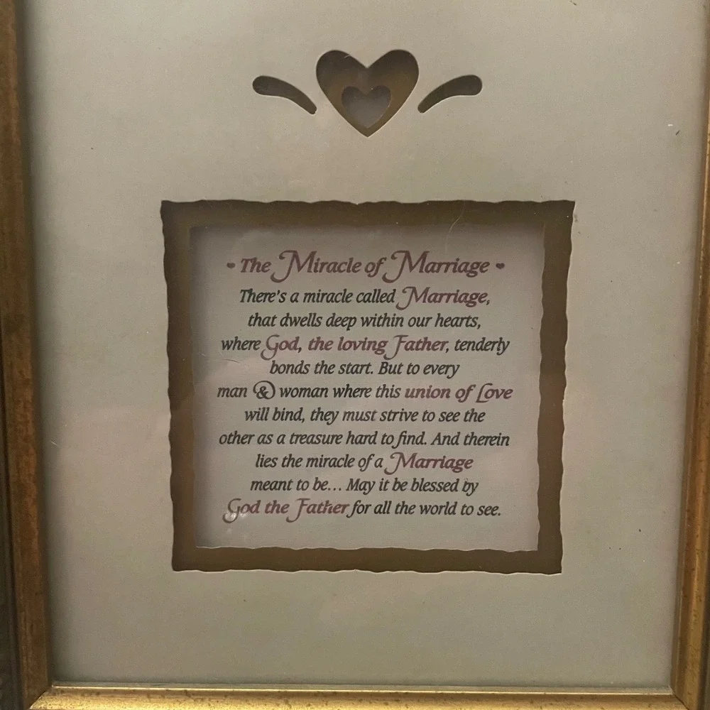 Imagine Design The Miracle of Marriage Framed Wall Art Gold Ornate Garden 1705
